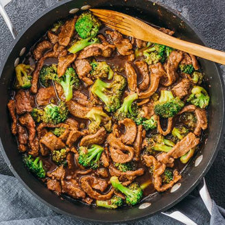 Deluxe beef &<br>broccoli stir
