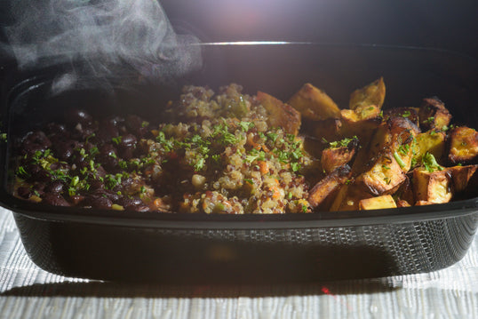 Quinoa, Black Bean & Sweet Potato Bowl