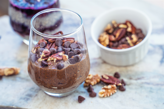 Chocolate Chia Pudding (Contains Nuts)